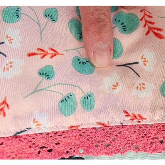 Matilda Jane Floral & Citrus  Double Sided Kids blanket/ Throw  38"x38" - Picture 5 of 13